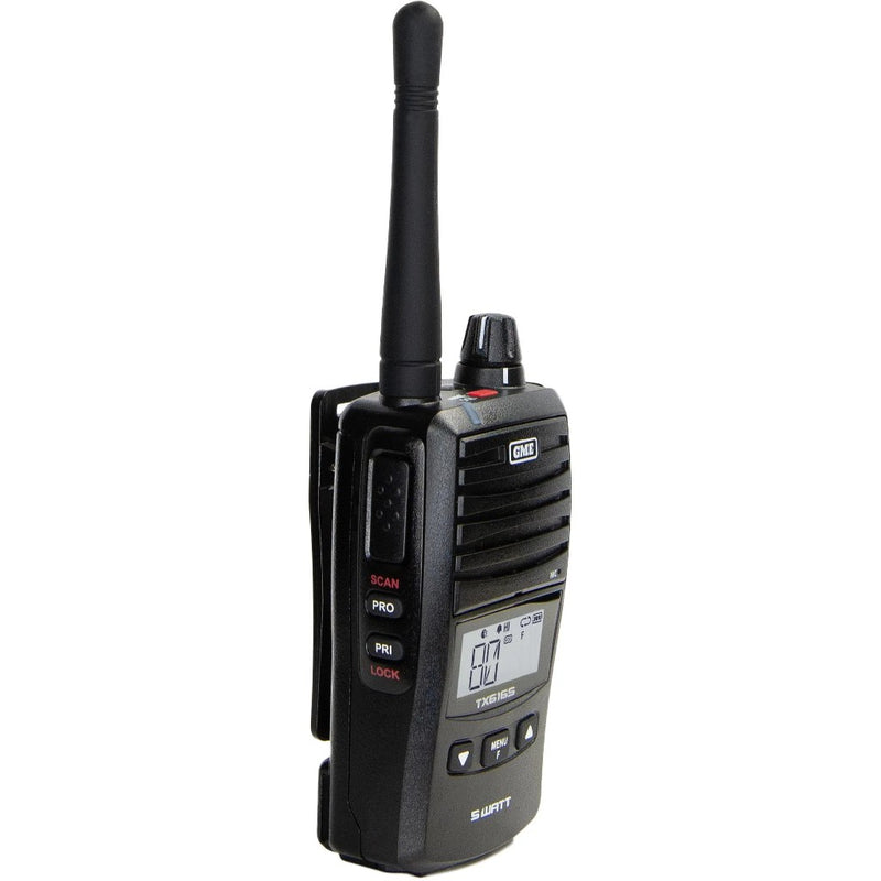 UHF CB HANDHELD RADIO 5/1 WATT BLACK