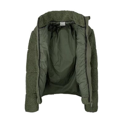 SHERPA JACKET GO CASUAL WOMENS OLIVE