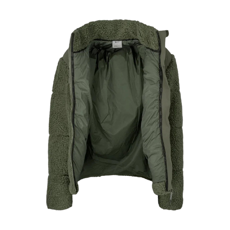 SHERPA JACKET GO CASUAL WOMENS OLIVE