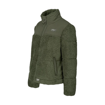 SHERPA JACKET GO CASUAL WOMENS OLIVE