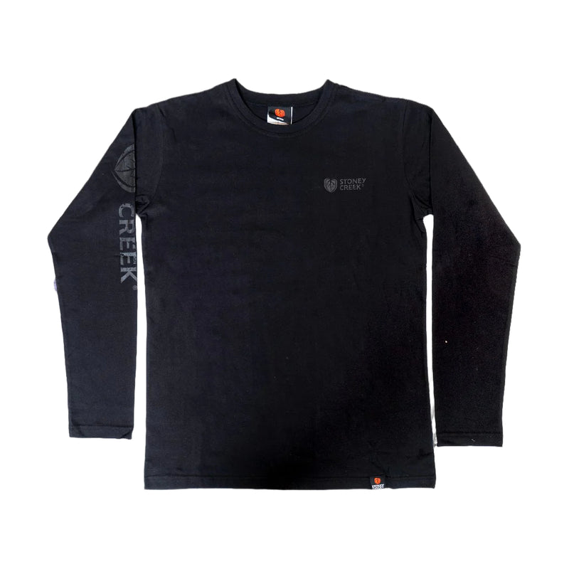 STC LONG LSEEVE TEE BLACK