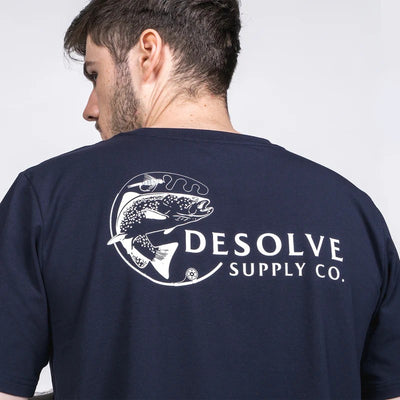 TEE TROUT NAVY