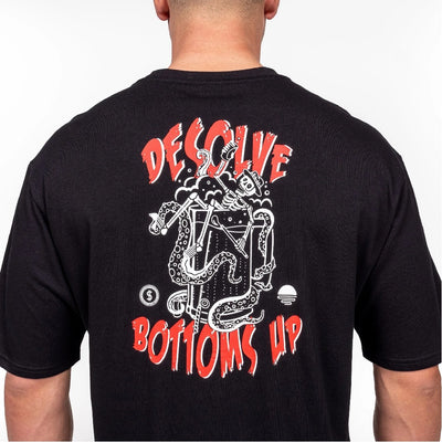 TEE BOTTOMS UP BLACK