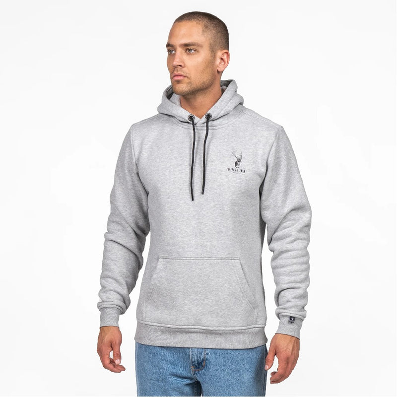 HOODIE CROAKER GREY MARLE