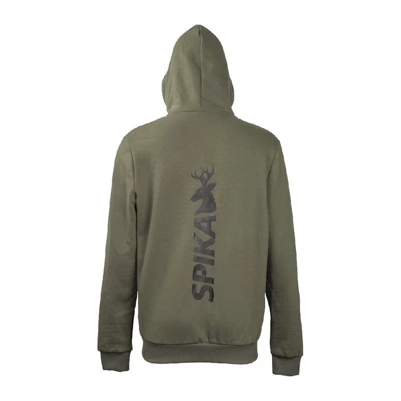 HOODIE GO CORE ZIP-THROUGH MENS OLIVE