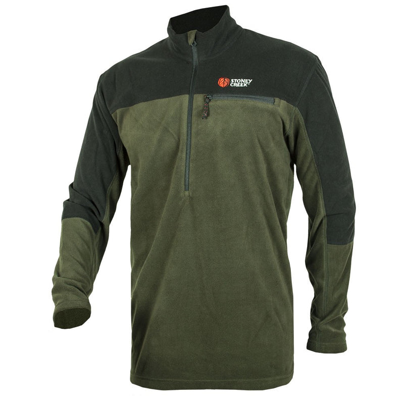 MICROPLUS LONG SLEEVE TOP BAYLEAF BLACK