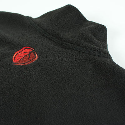 MICROPLUS LONG SLEEVE TOP BAYLEAF BLACK