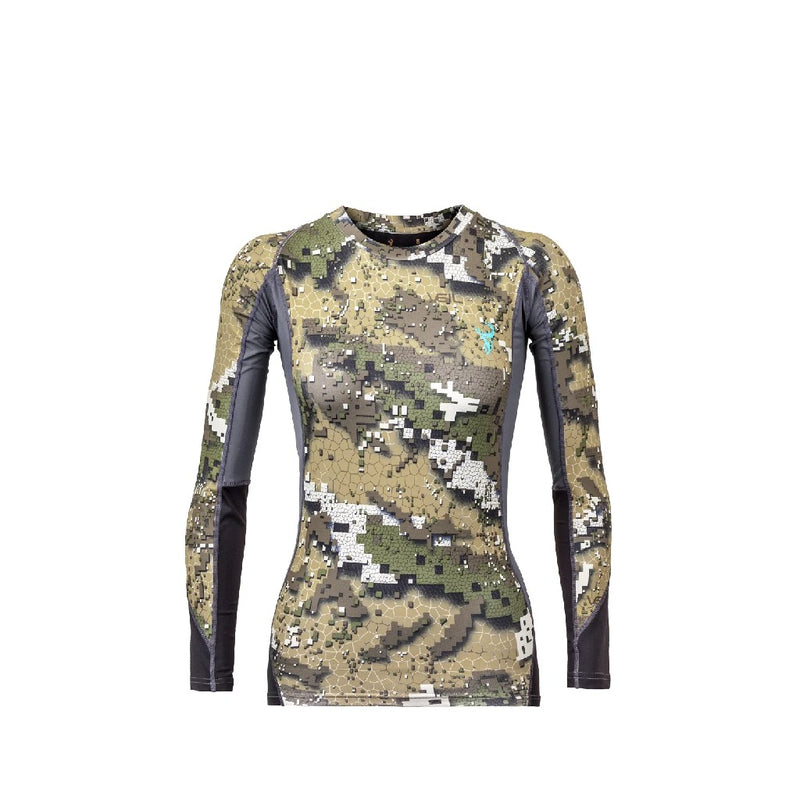 WOMENS CORE TOP DESOLVE VEIL