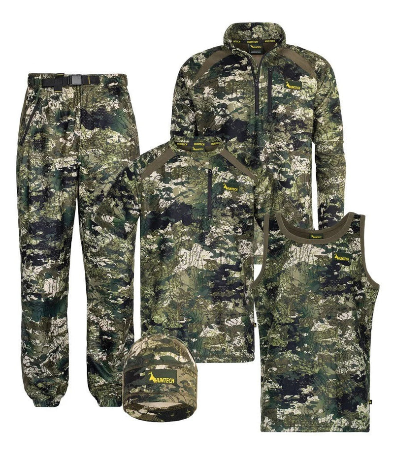 HUNTECH PACK BUSH ESSENTIAL MENS KAKARIKI CAMO
