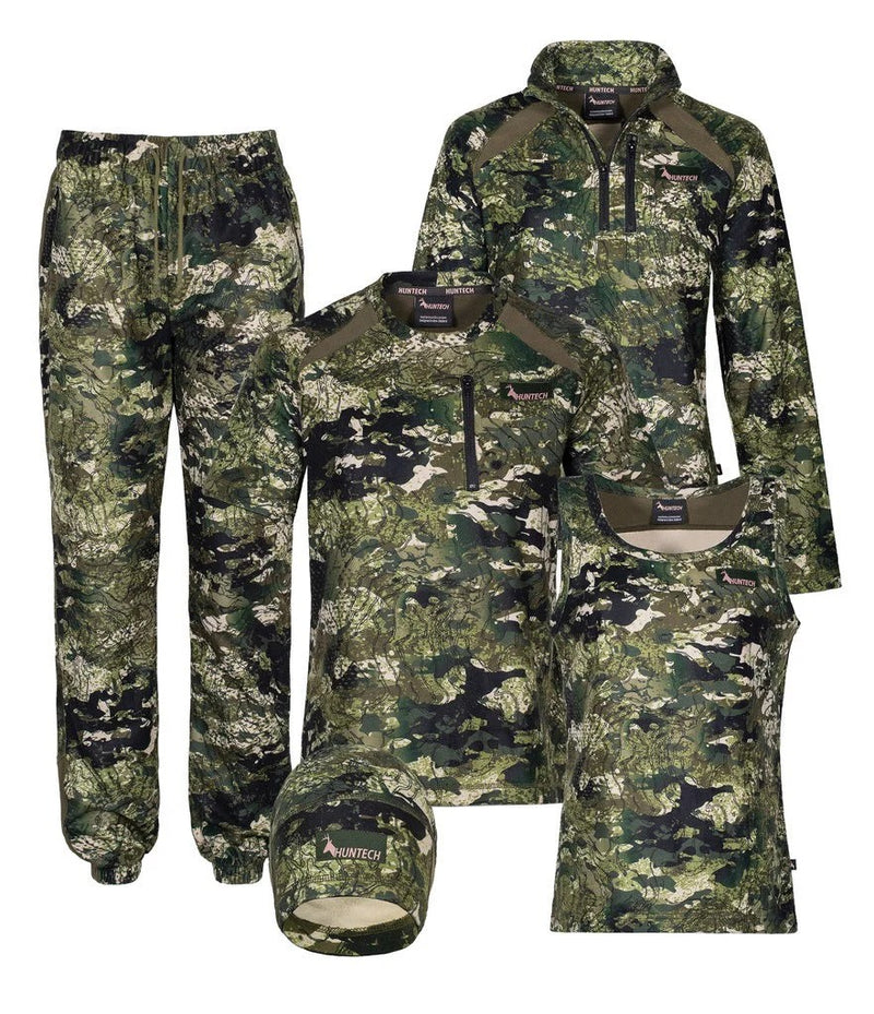 HUNTECH PACK BUSH ESSENTIAL WOMENS KAKARIKI CAMO