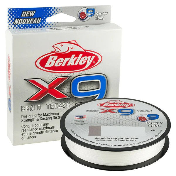 LINE BERKLEY X9 BRAID CRYSTAL 150MTR