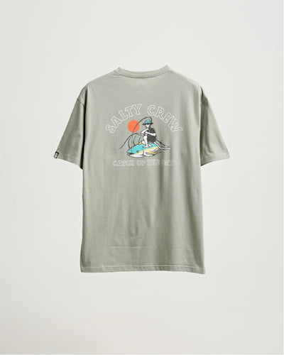 CATCH PREMIUM SS TEE KELP GREEN