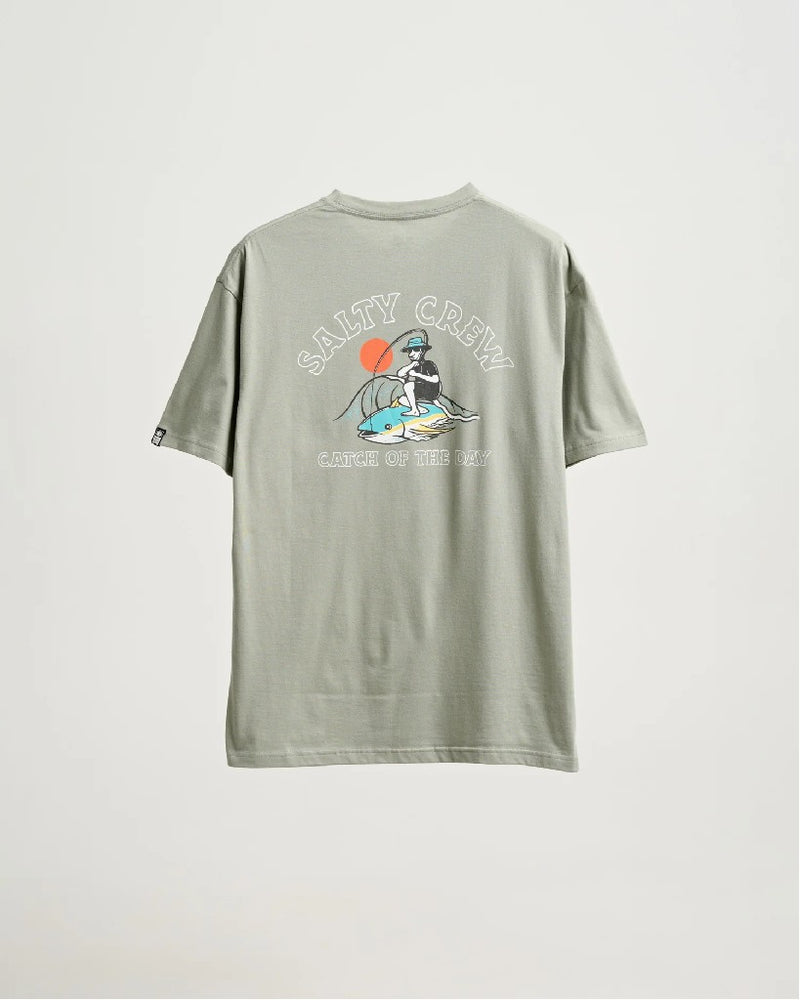 CATCH PREMIUM SS TEE KELP GREEN