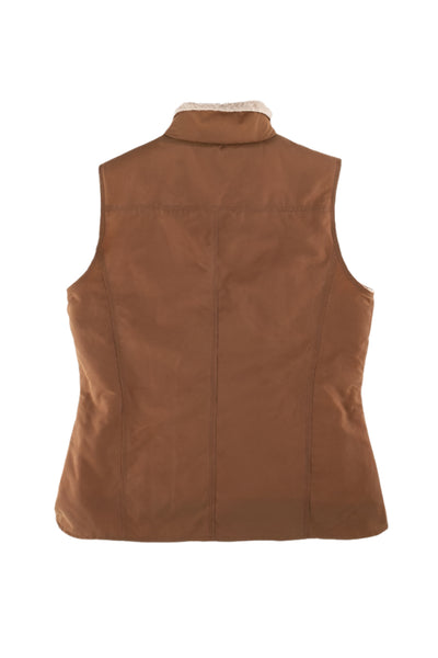 BURKE & WILLS WOMENS KINGS VEST DARK CAMEL
