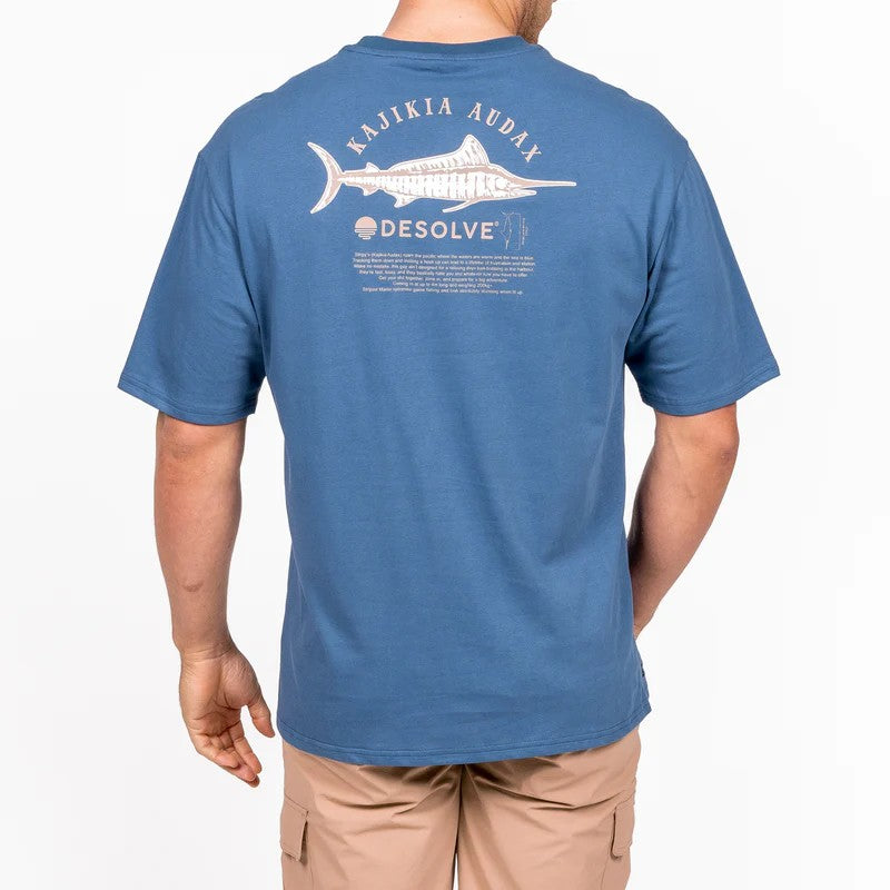 TEE AUDAX VINTAGE BLUE