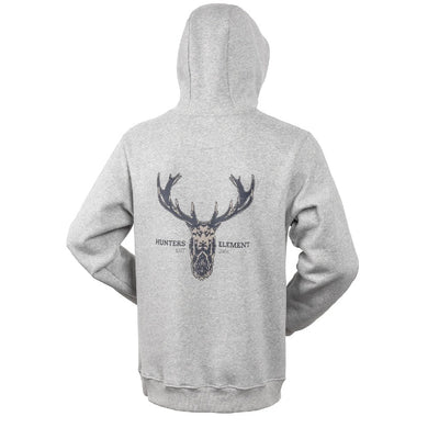 HOODIE ALPHA STAG GREY MARLE