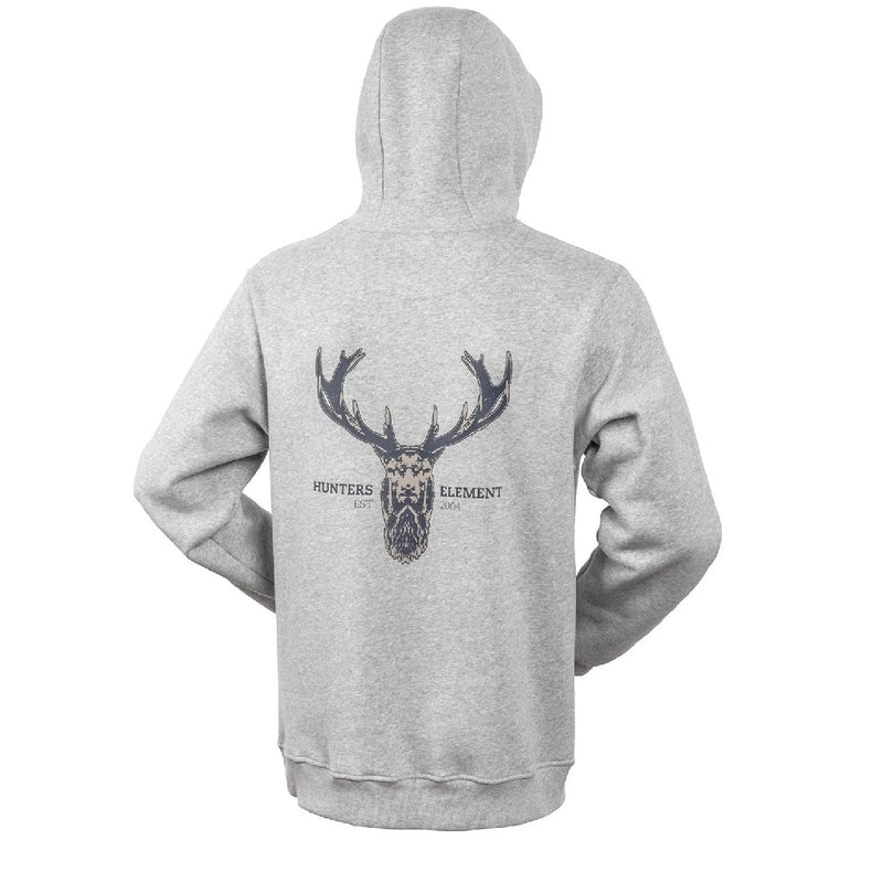 HOODIE ALPHA STAG GREY MARLE