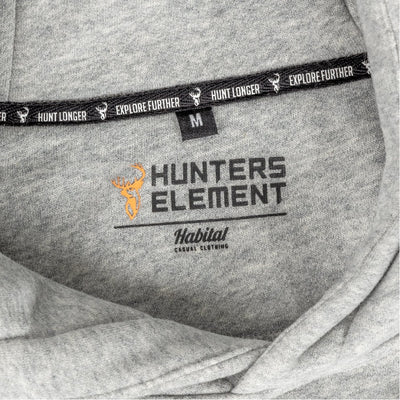 HOODIE ALPHA STAG GREY MARLE