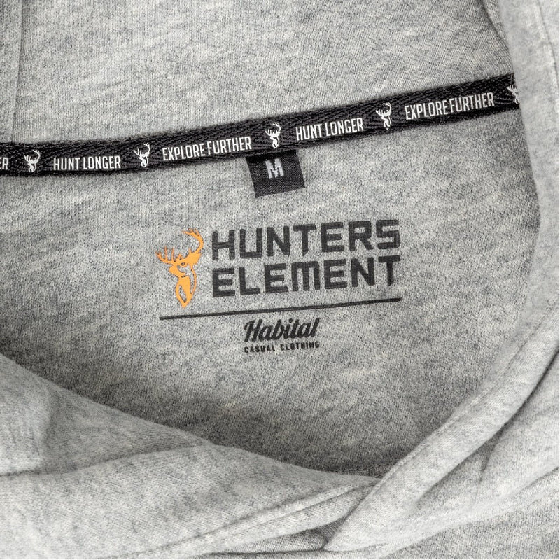 HOODIE ALPHA STAG GREY MARLE