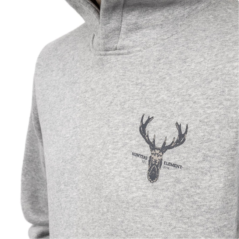 HOODIE ALPHA STAG GREY MARLE