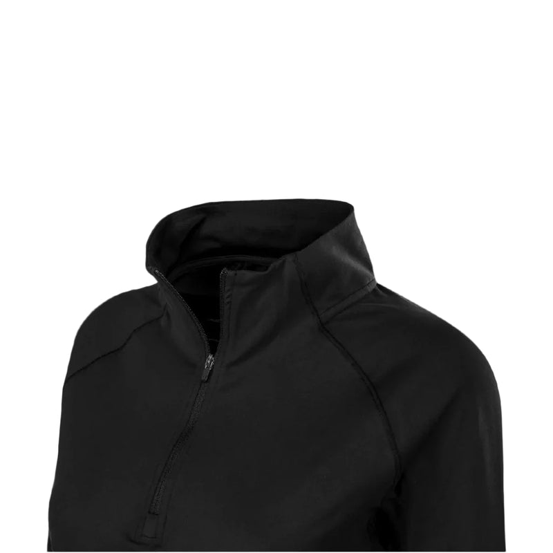 HALF ZIP TOP GO AVP WOMENS BLACK