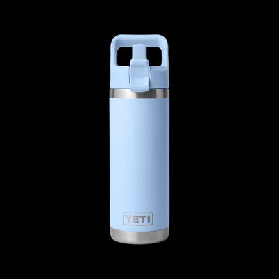 RAMBLER 18OZ STRAW BOTTLE BIG SKY BLUE