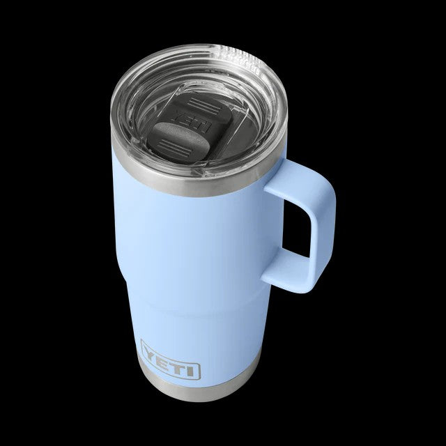 RAMBLER 20OZ TRAVEL MUG BIG SKY BLUE
