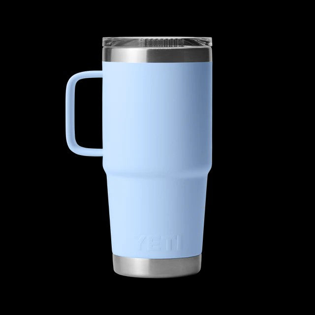 RAMBLER 20OZ TRAVEL MUG BIG SKY BLUE