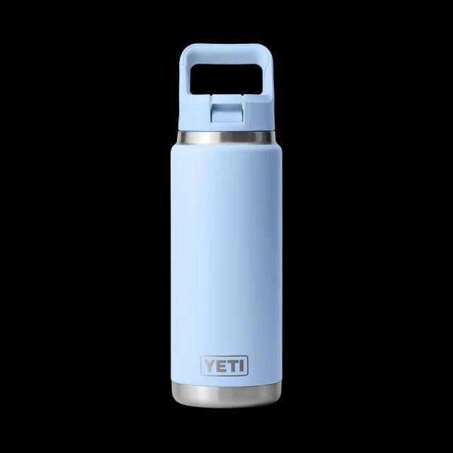 RAMBLER 26OZ STRAW BOTTLE BIG SKY BLUE