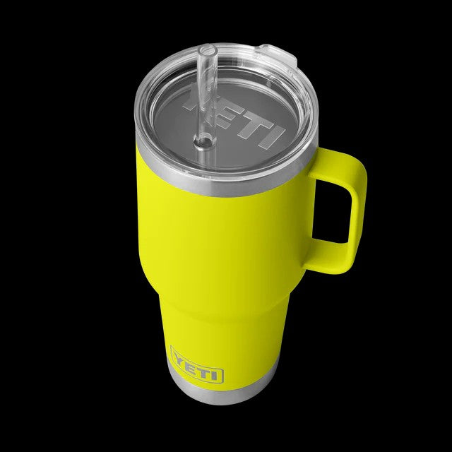 RAMBLER 35OZ STRAW MUG FIREFLY YELLOW