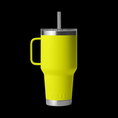 RAMBLER 35OZ STRAW MUG FIREFLY YELLOW