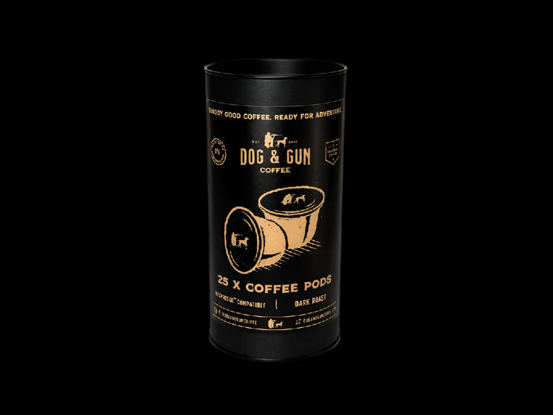 DOG & GUN COFFE PODS DARK ROAST