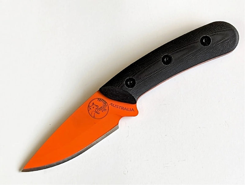 TASSIE TIGER KNIFE SKINNER ORANGE BLADE