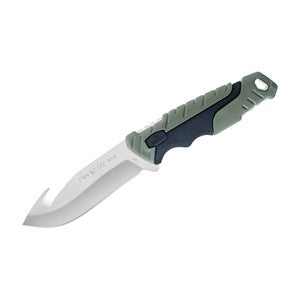 KNIFE BUCK PURSUIT LG FIX GUT GRN MOLD HDL