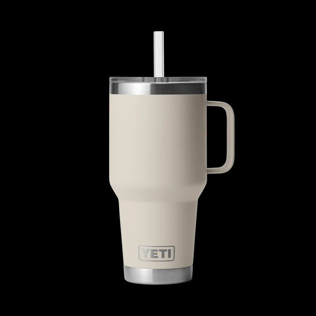 RAMBLER 35OZ STRAW MUG CAPE TAUPE