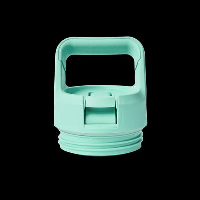 RAMBLER BOTTLE STRAW CAP SEAFOAM