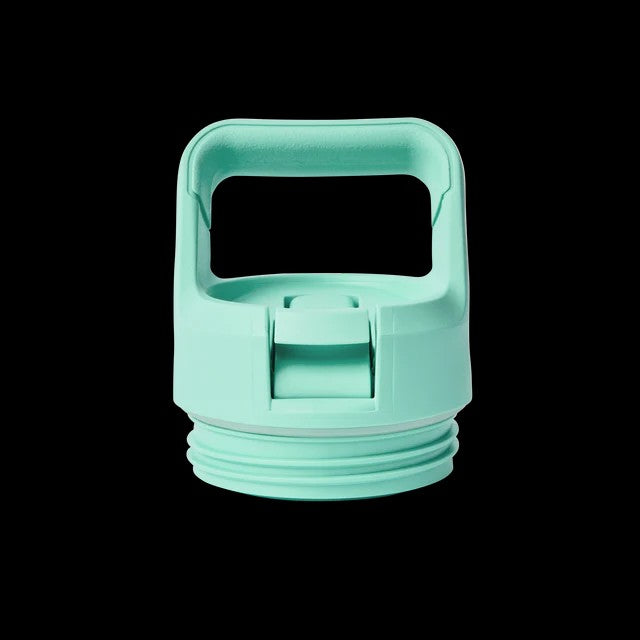 RAMBLER BOTTLE STRAW CAP SEAFOAM