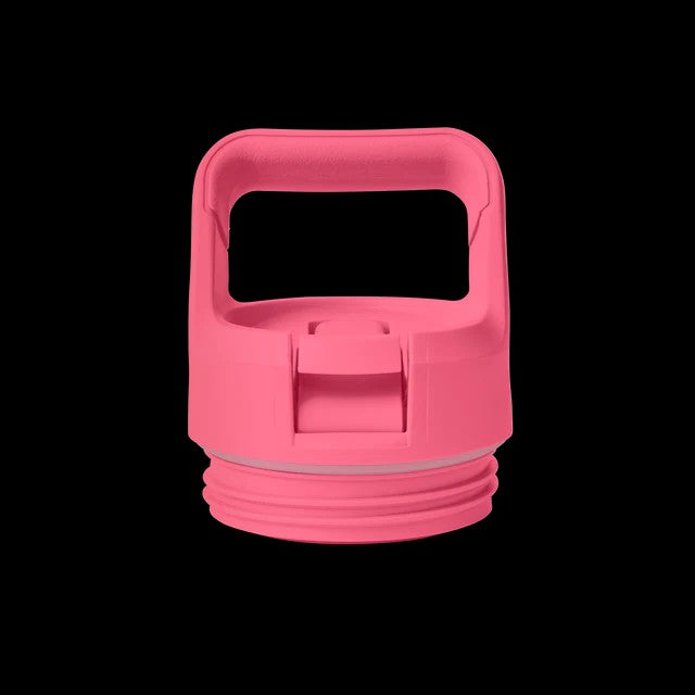 RAMBLER BOTTLE STRAW CAP TROPICAL PINK
