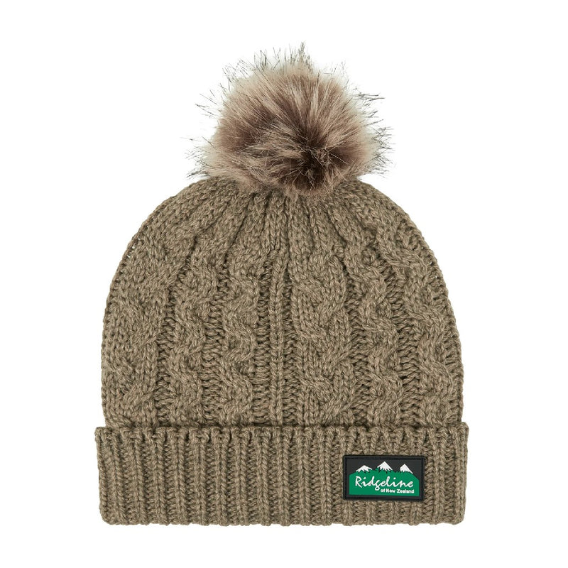 NORDIC FLECK BOBBLE BEAINE TEAK