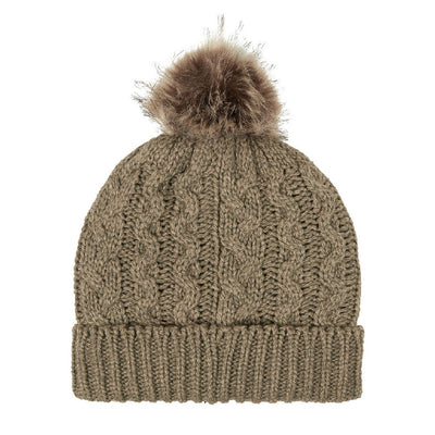 NORDIC FLECK BOBBLE BEAINE TEAK