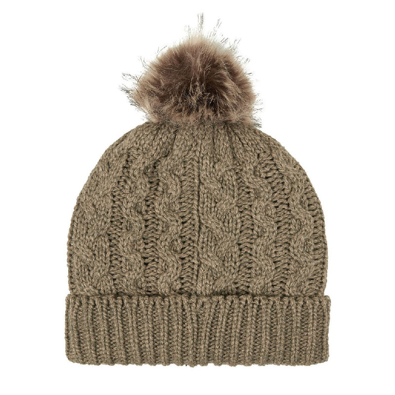 NORDIC FLECK BOBBLE BEAINE TEAK