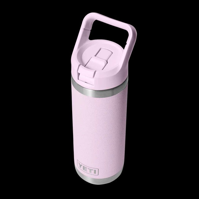 RAMBLER 18OZ C STRAW BOTTLE CHERRY BLOSSOM