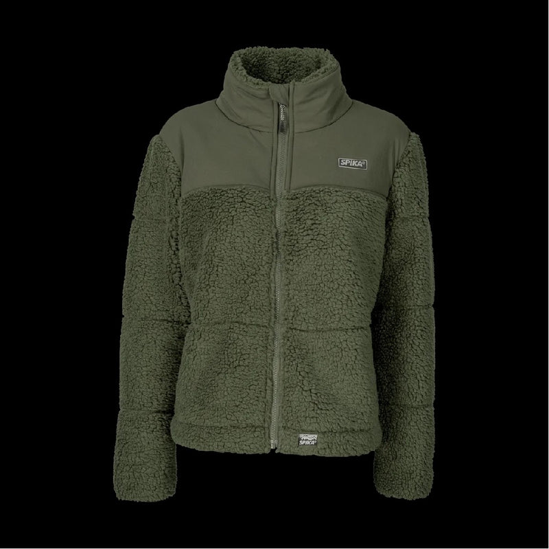 SHERPA JACKET GO CASUAL WOMENS OLIVE