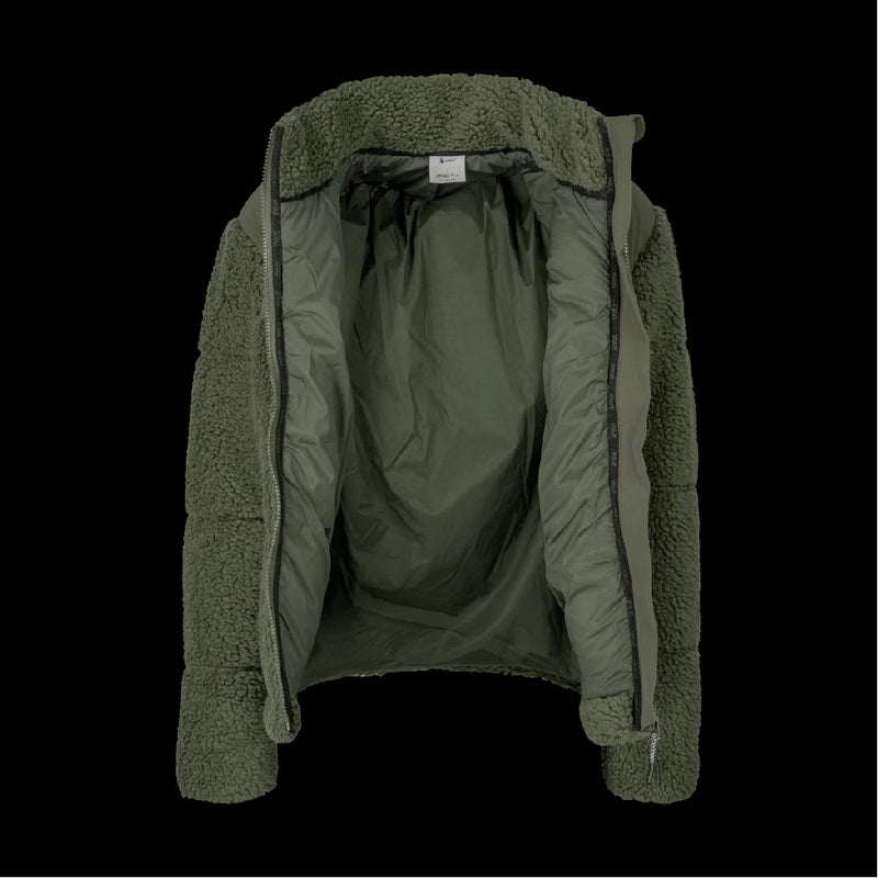 SHERPA JACKET GO CASUAL WOMENS OLIVE