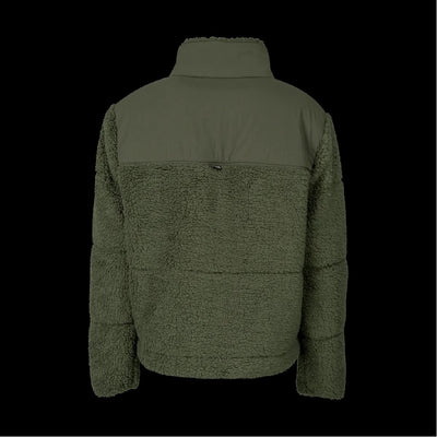 SHERPA JACKET GO CASUAL WOMENS OLIVE