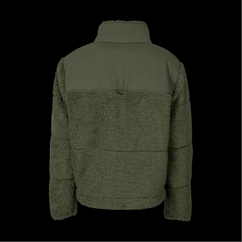 SHERPA JACKET GO CASUAL WOMENS OLIVE