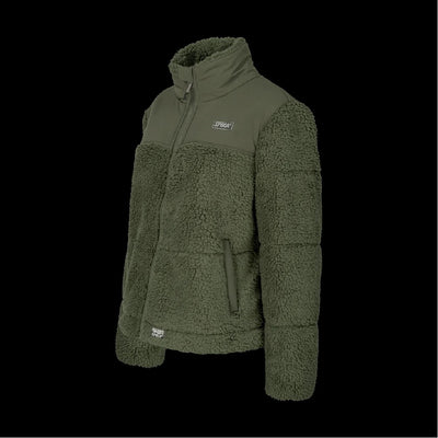 SHERPA JACKET GO CASUAL WOMENS OLIVE