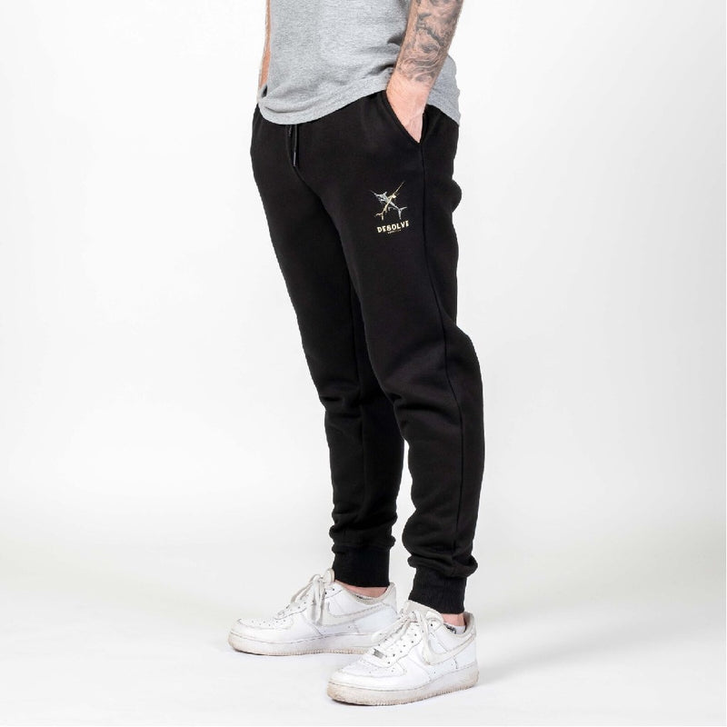 TRACK PANTS TWO TAILS BLACK 4X-LARGE