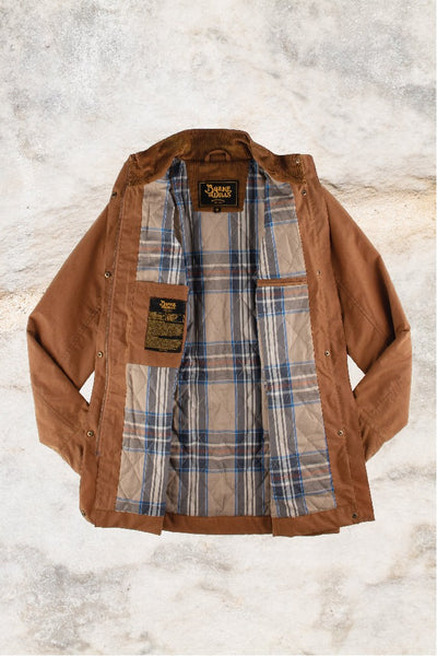 BURKE & WILLS WOMENS DARLING JACKET DARK CAMEL