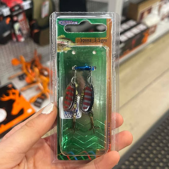 LURE GILLIES SPINA 3.5GR 2PK RED